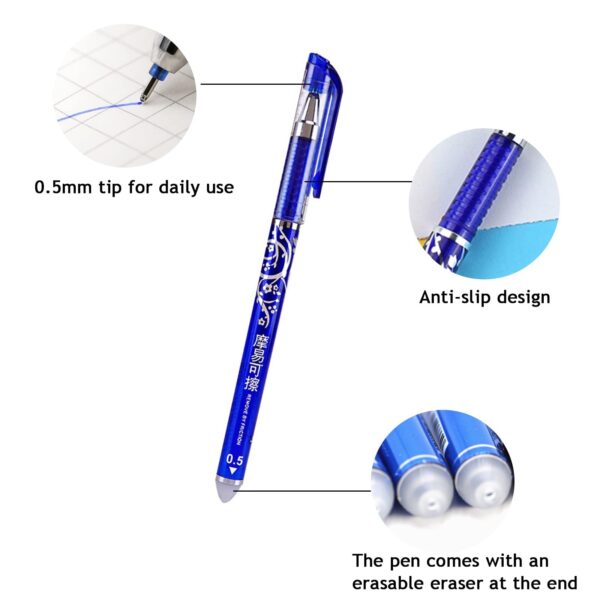 Erasable Blue Gel Pen - Image 2